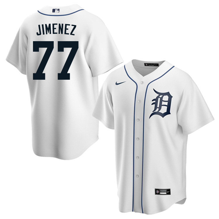 Nike Men #77 Joe Jimenez Detroit Tigers Baseball Jerseys Sale-White